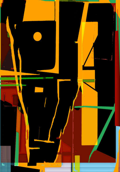 Pristowscheg.Terro.Perspectivas cromáticas.Abstract Art.Digital Art.Kostas. 101x71 cm | 40x28 in