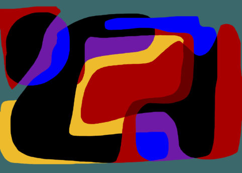 Pristowscheg.Garbuglio.Perspectivas cromáticas.Abstract Art.Digital Art.Tolteca. 127x177 cm | 50x70 in