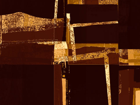 Pristowscheg. Digital Art. Abstract Art. Arabesco psicodélico 76x101 cm | 30x40 in