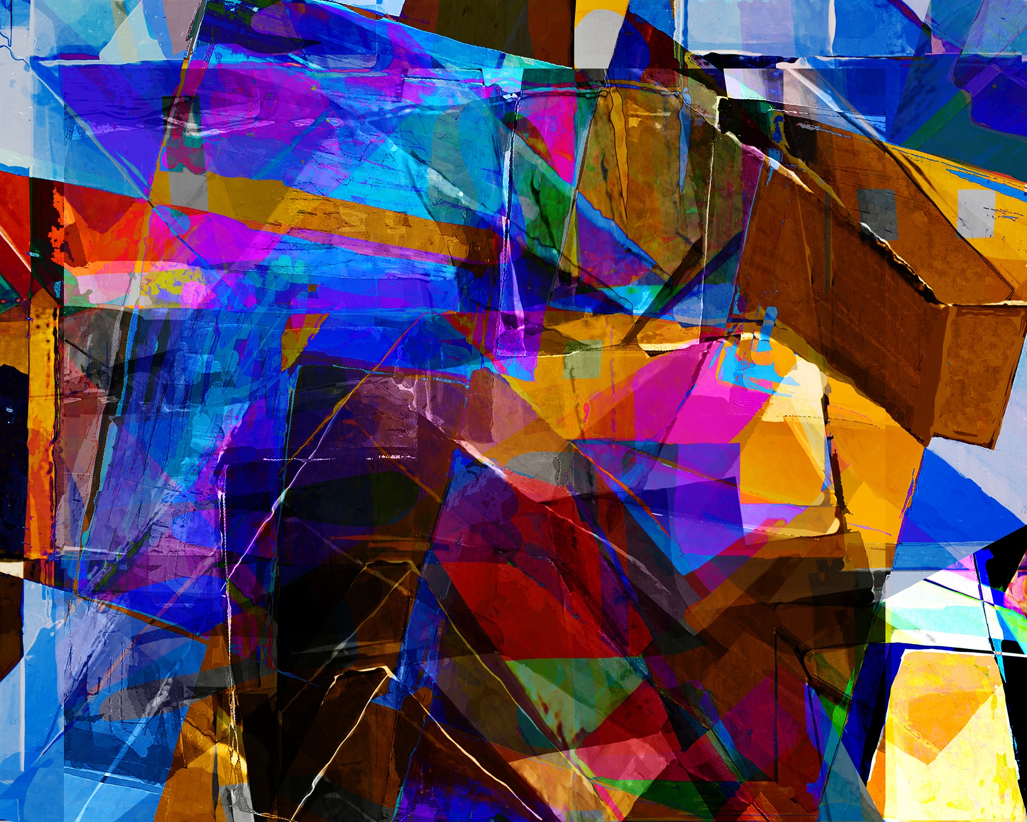 Pristowscheg. Digital Art. Abstract Art. Robótico 100x127 cm | 40x50 in