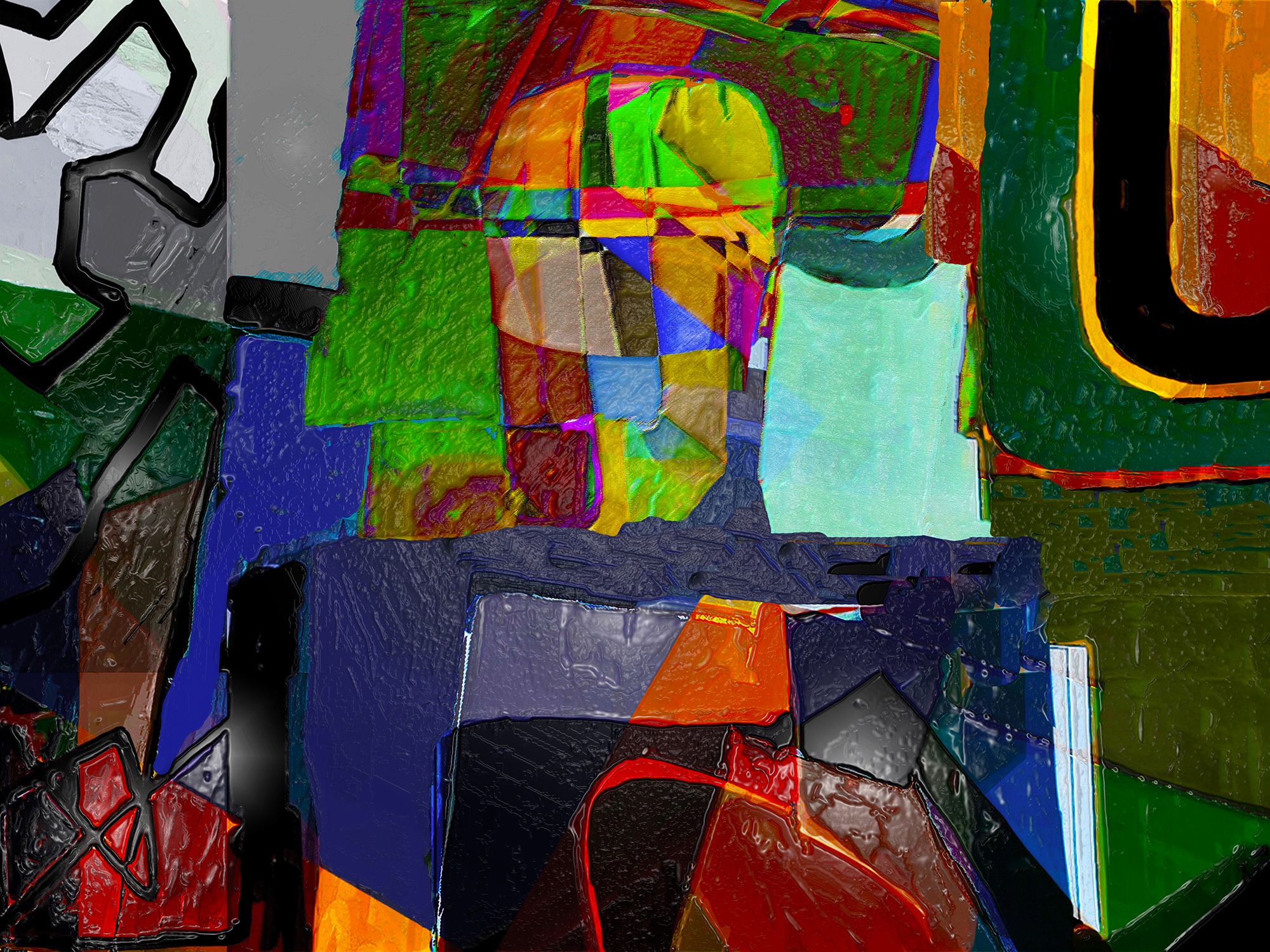Pristowscheg. Digital Art. Abstract Art. SUPREMA 90x120 cm | 36x48 in
