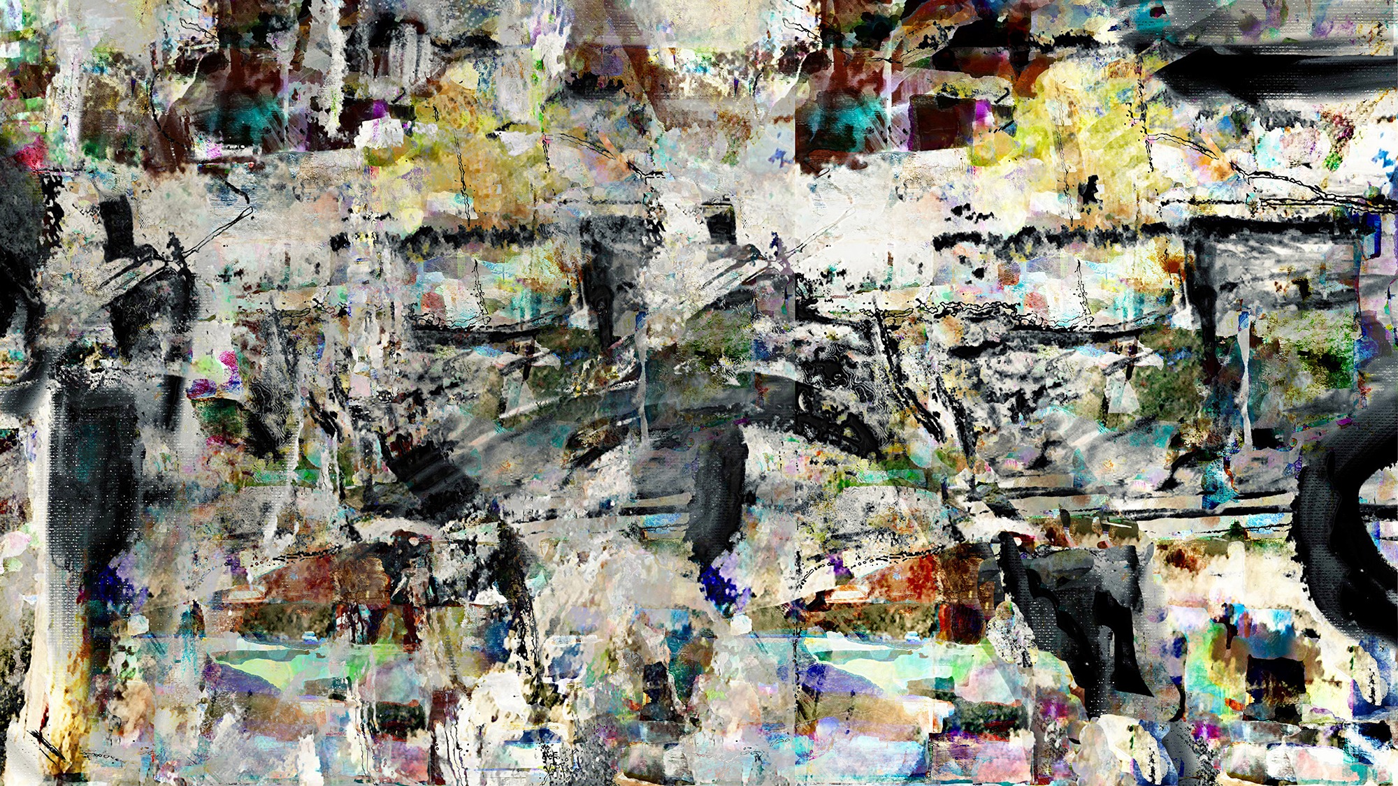 Pristowscheg. Digital Art. Abstract Art. ASPASHT 100x180 cm | 40x71 in
