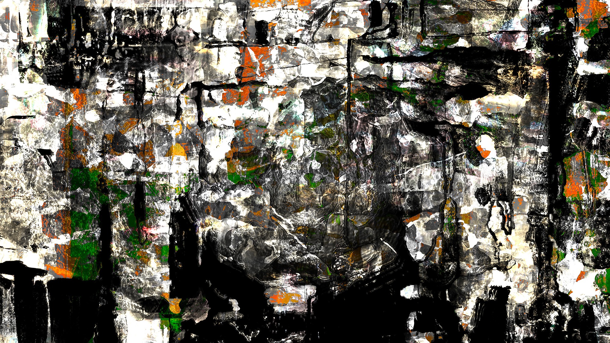 Pristowscheg. Digital Art. Abstract Art. EPOCALÍPTICO 100x180 cm | 40x71 in