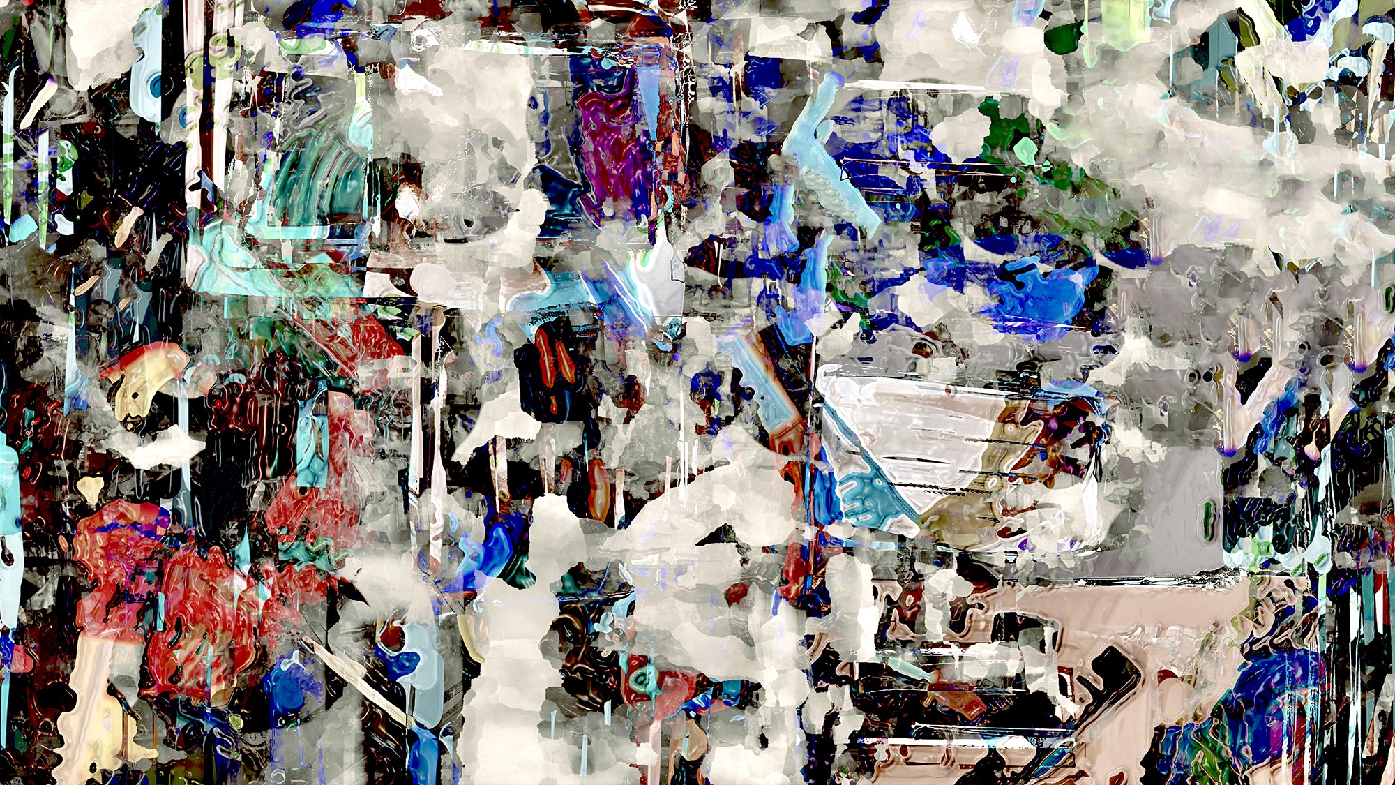 Pristowscheg. Digital Art. Abstract Art. UNIUS 100x180 cm | 40x71 in